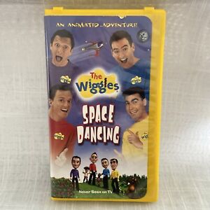 The Wiggles Space Dancing VHS 2003 Never Seen On TV Animated Adventure Kids Film