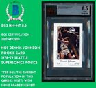 New ListingDENNIS JOHNSON 1978-79 SUPERSONICS POLICE #3 HOF ROOKIE BVG BGS 8.5 Celtics RC