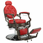 Vintage Adjustable Barber Chair Heavy Duty Metal Hydraulic Recline Styling Chair