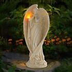 Angel Figurine Outdoor Decor, Large Angel Garden Statues with Solar Butterfly