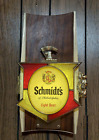 Schmidts Light Beer sign vintage 60s 70 Lights up Philadelphia works! plastic
