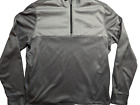 Callaway 1/4 Zip Windbreaker Jacket Large Men Size Medium Dark Gray Pullover