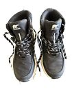 Sorel Women’s Size 7 Kinetic RNEGD Waterproof Boots NL4593-010 Black and White