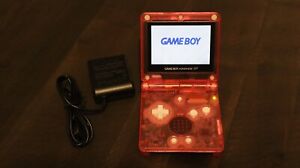 New ListingNintendo Game Boy Advance SP - AGS-101 Screen - New Shell Battery and Glass