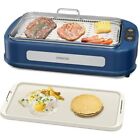 Portable Electric Grill Smokeless Non Stick Cooking BBQ Griddle Outdoor Indoor