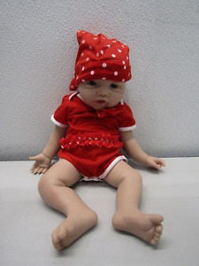 Ivita Full Body Silicone Reborn Baby Girl Doll-17