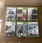 Game Lot of (6)- Xbox 360 Medal of Honor Sniper Elite Ghost Recon