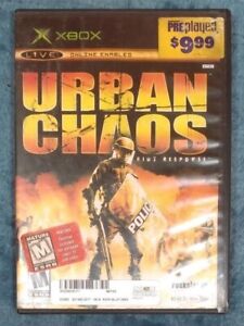 Urban Chaos - Microsoft Xbox - Disk and Box - Scratched - Tested - No Manual