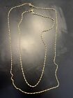 (Lot Of Two) 14K Solid Yellow Gold Necklaces Scrap or Not Scrap 3.89 Grams