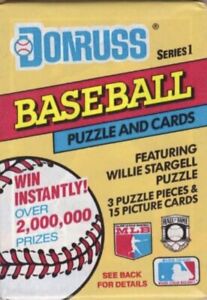 10 Factory Sealed 1991 Donruss Series 1 Baseball Wax Packs - 150 Cards