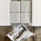 2 Bose Mint Double Cube Speakers & Mounts White DoubleShot Lifestyle Acoustimass