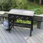 Gas Griddle Grill Propane Flat Top 4 Burner Outdoor Cooking Picnic BBQ Fry
