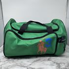 Polo Ralph Lauren Duffle Bag Big Pony Collection Green 3 Gym Sailing Luggage