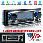 4-Channel Digital Car Bluetooth Audio USB/SD/FM/MP3 Radio Stereo Player US STOCK (For: 1968 Dodge Charger)