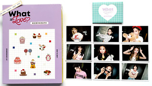 TWICE What is love ? Monograph Official Photobook + Photocard Ⅽomple Set of 9