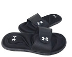 Under Armour Women's Ignite IX Slide Sandals Black Size:9 #3022717-001 201T
