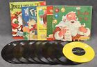 Lot of 16 Children's Christmas Music 45 RPM Vinyl Records Various Labels VG+