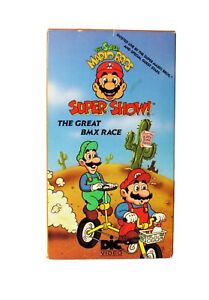 The Super Mario Bros. Super Show! The Great BMX Race Cartoon Animated VHS 1989