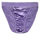 Rio Satin Panty Wide Waistband Lavender L