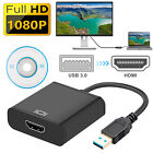 USB 3.0 to HDMI Video Cable Adapter HD 1080P for PC Laptop HDTV LCD TV Converter