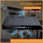Ultra-Thin RV Range Hood Touch Switch with Led Under Cabinet Smoke Exhaust Vent
