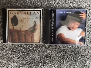 2 Cds Gary Allan   Used Heart For Sale & John Michael Montgomery VG Condition