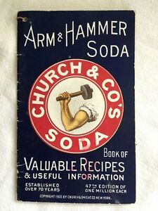 Arm & Hammer Soda Booklet -Early 1900's - Recipes & Info - Great Condition