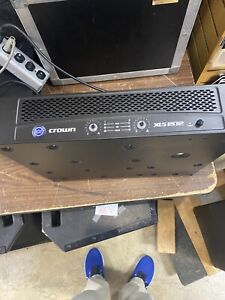 Crown power amp. xls202 parts only as is no returns powers up no sound