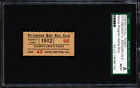 1912 Pittsburg Pirates vs Brooklyn Dodgers FULL Ticket Stub Honus Wagner HR SGC