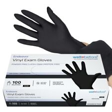 WellBefore Vinyl Gloves – Powder & Latex-Free for Medical, Food Prep & Cleaning