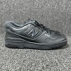 New Balance 550 Shoes Triple Black Athletic Sneakers Mens Size 10