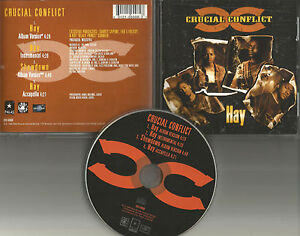 CRUCIAL CONFLICT Hay 4TRX w/ RARE INSTRUMENTAL & ACCAPELLA LIMITED USA CD single