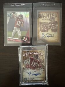 Lot Of (3) Ty Simpson Cards. (2) Autos🔥🔥🔥