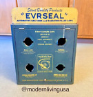 Vtg Stant Evr Seal Metal Service Station Radiator Gas Cap Display Cabinet SCTA