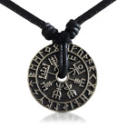 Viking Necklace for Men Pendant - Amulet Protection Necklace Viking Jewelry for