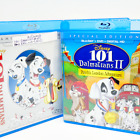 101 Dalmatians Blu Ray DVD Lot 101, 102 & 101 Dalmatians II Great Condition Blu