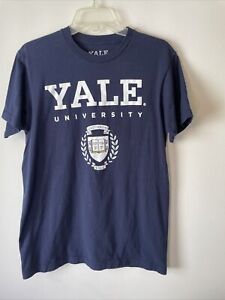 Yale University T Shirt Size Medium Navy Blue Men's Official