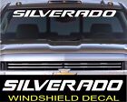 Chevy SILVERADO Logo Windshield Vinyl Decal Sticker Banner