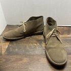 J Crew Men’s Macalister Desert Chukka Boots Size 11 Made in Italy Taupe Tan