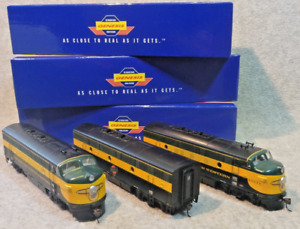 HO Scale Chicago & North Western F-3A/B/A Set by Genesis Athearn ...New-in-Box!