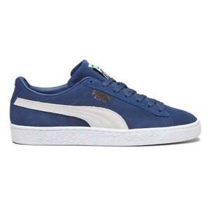 Puma Suede Classic Xxi Lace Up  Mens Blue Sneakers Casual Shoes 37491584