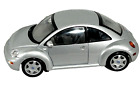 Maisto Volkswagen New Beetle Silver with Grey Interior 1:18 No Box