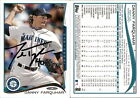 Danny Farquhar Signed 2014 Topps #244 Card Seattle Mariners Auto AU