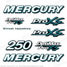 Fits Custom Mercury 250hp ProXS Outboard Motor Decal Kit - Teal Stickers 250