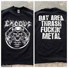 90s Exodus Bay Area Thrash Metal  T Shirt Double Sided Black Men’s Small Unisex