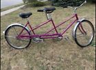 1970s Violet Schwinn Twinn tandem bicycle
