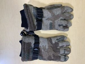 New ListingOutdoor Men Camo Gloves Size Large Wool