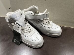 Size 10 - Nike Air Force 1 'Mid White Used No Box