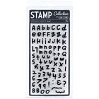 American Crafts Rue Alphabet Letters, Numbers & Punctuation Acrylic Clear Stamps