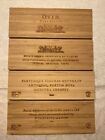 4 Rare Wine Wood Panel Ovid Vineyards Napa Valley Vintage CRATE BOX SIDE 1/23